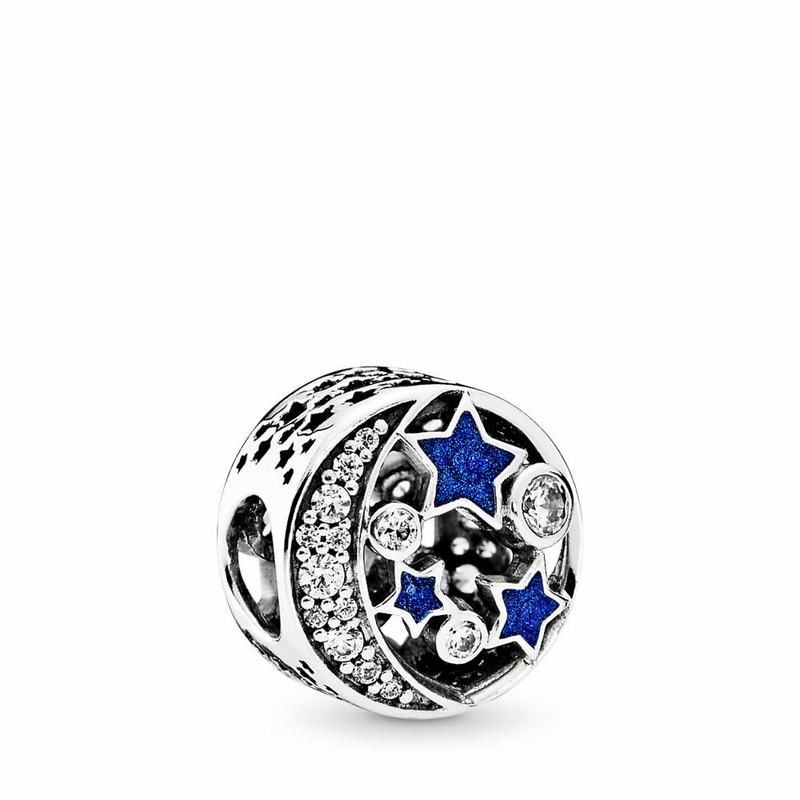 Pandora Sparkling Night Sky Charm Sale NZ, Sterling Silver (714396-UOY)